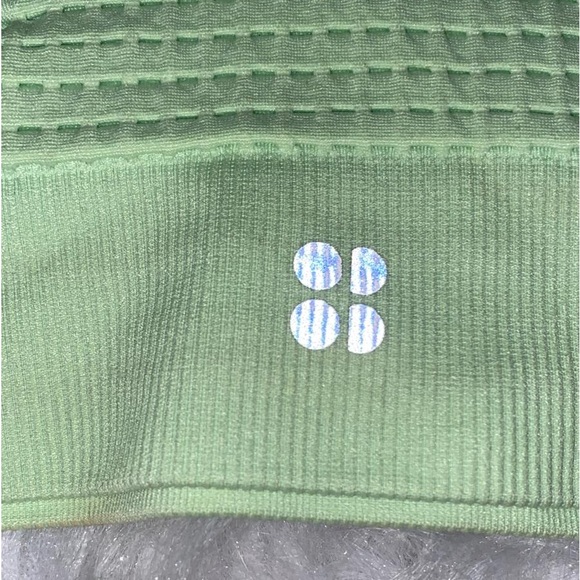 Sweaty Betty Pomelo Green Stamina Longline Workout Bra - Picture 8 of 11